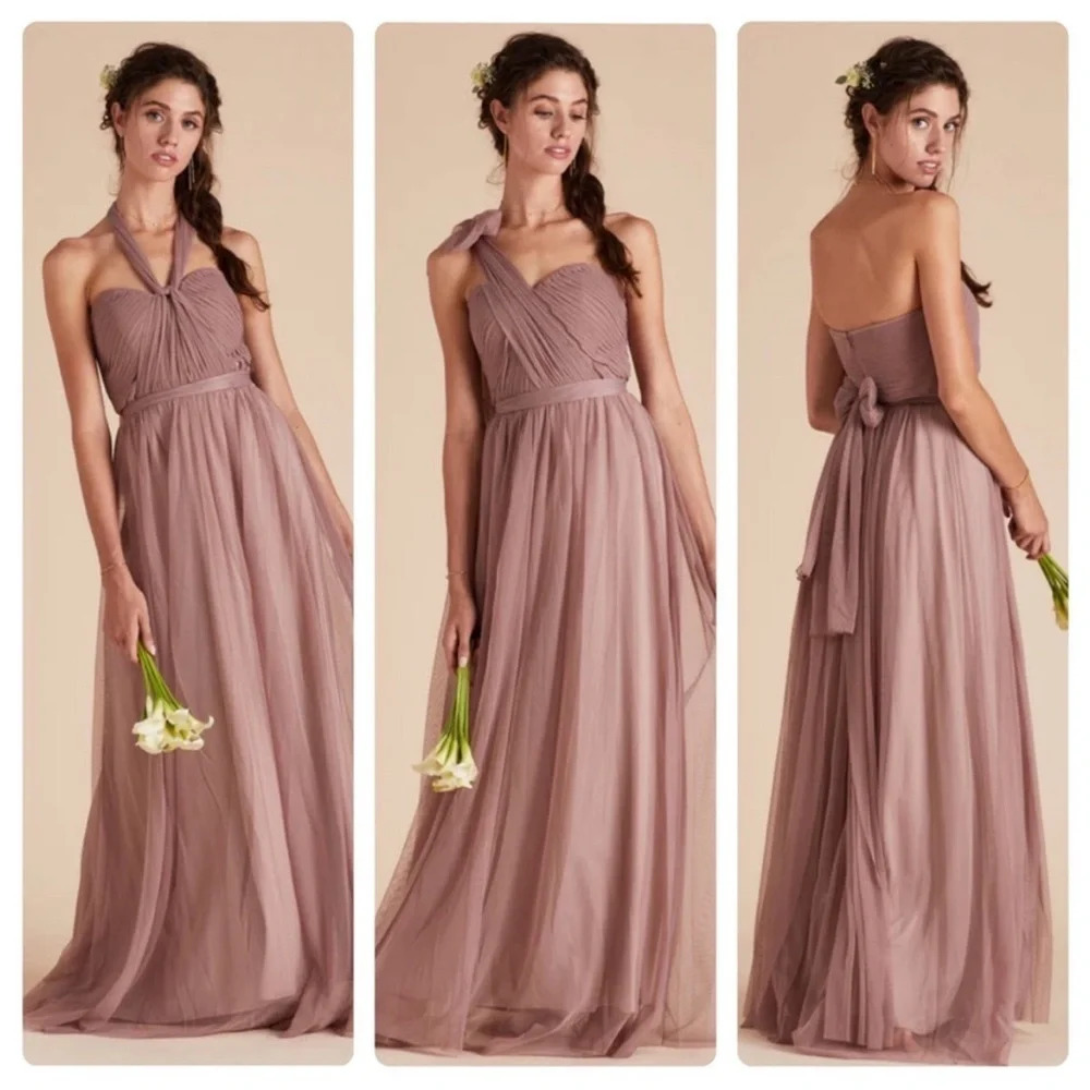 Elegant Mauve Halter Maxi Dress